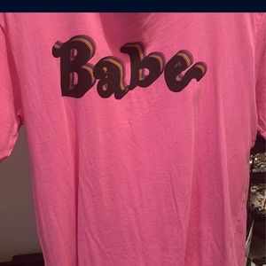 Pink “Babe” shirt